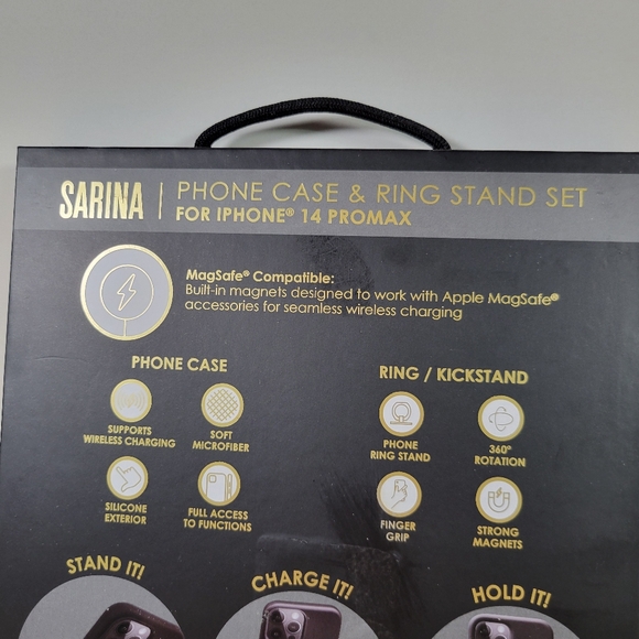 iphone 13 Promax Case Ring Set Kickstand - Picture 4 of 10